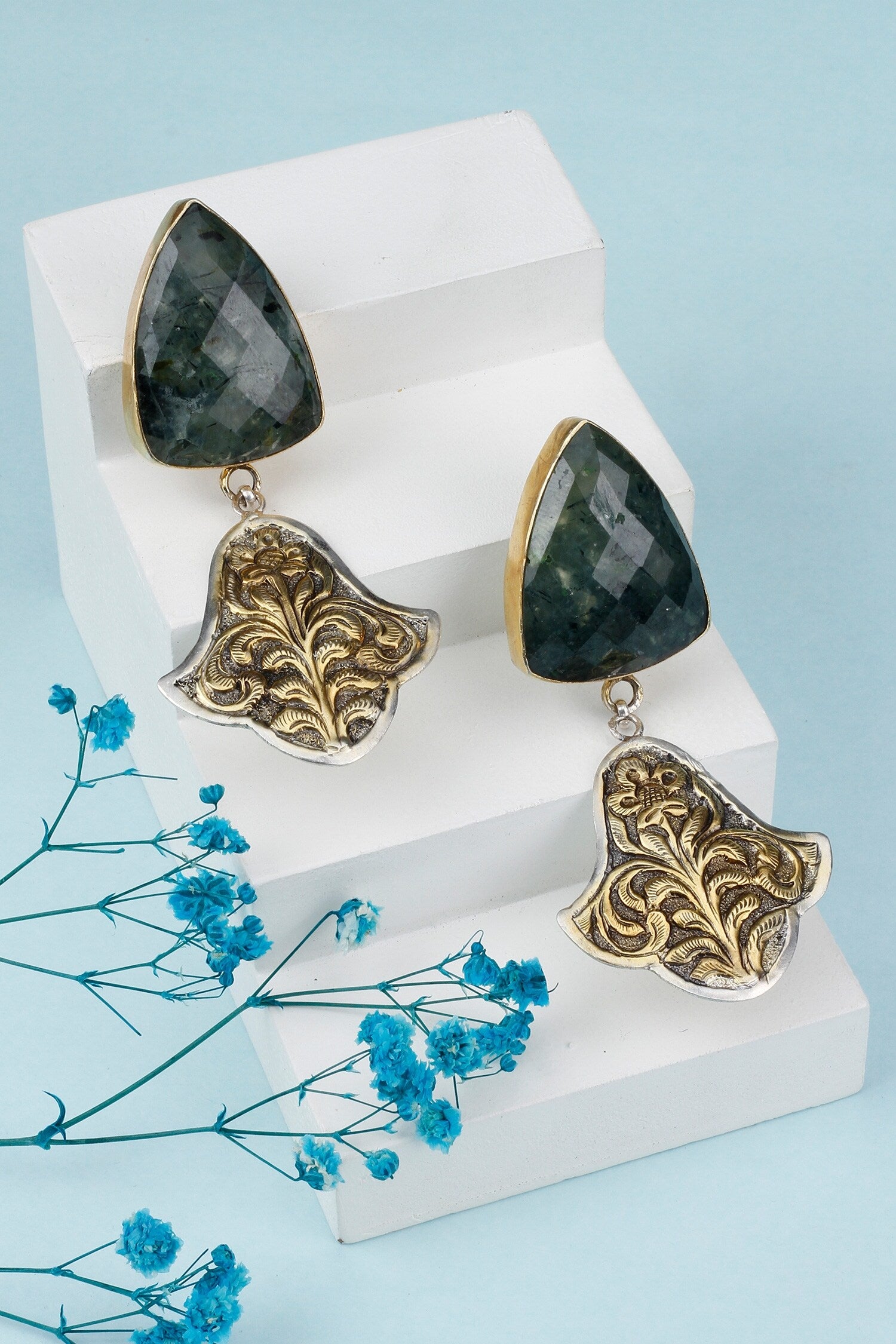 Shahra Mughal Shaped Earrings 