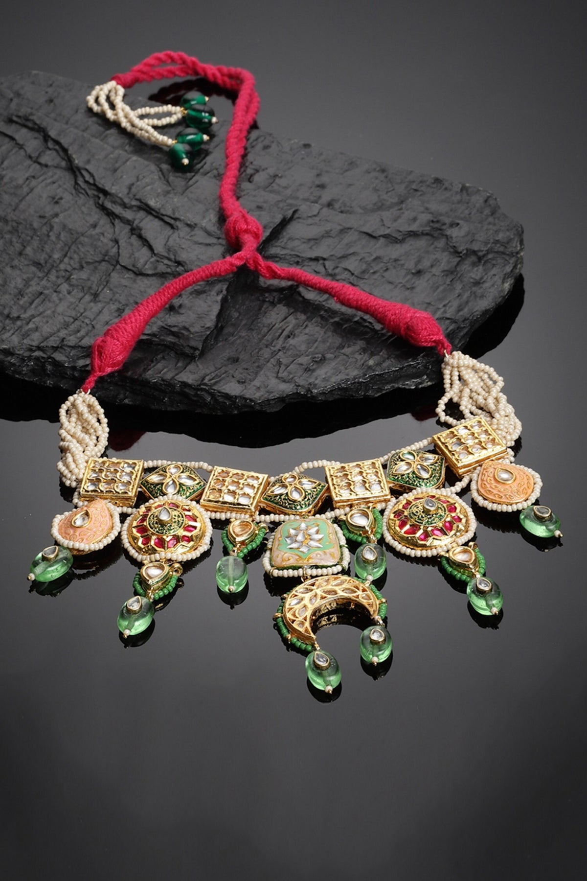Meenakari Work Choker 