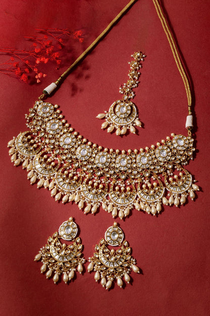 Bead Drop Choker Set 