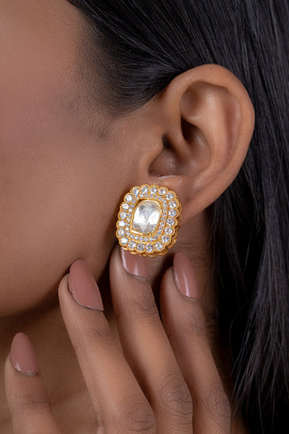 Stone Embellished Studs 