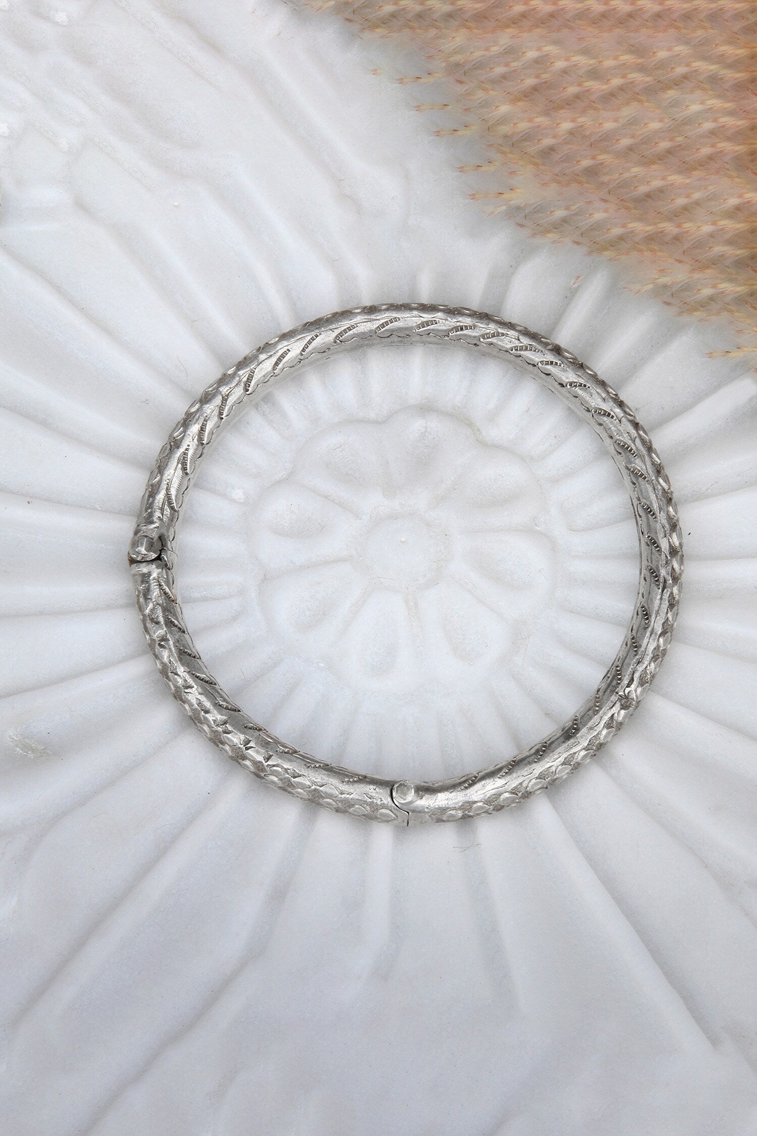 Afsa Carved Anklet 