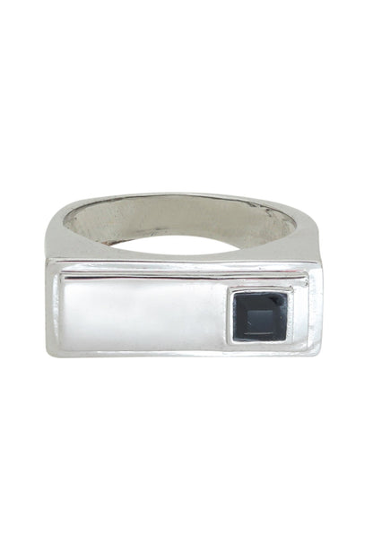 Rectangle Encrusted Ring 