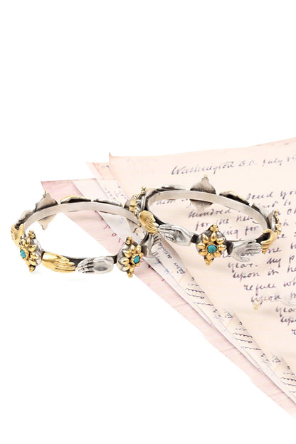 Wareesha Hand Embellished Bracelet - Single Pc 
