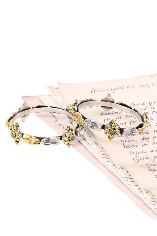 Wareesha Hand Embellished Bracelet - Single Pc 