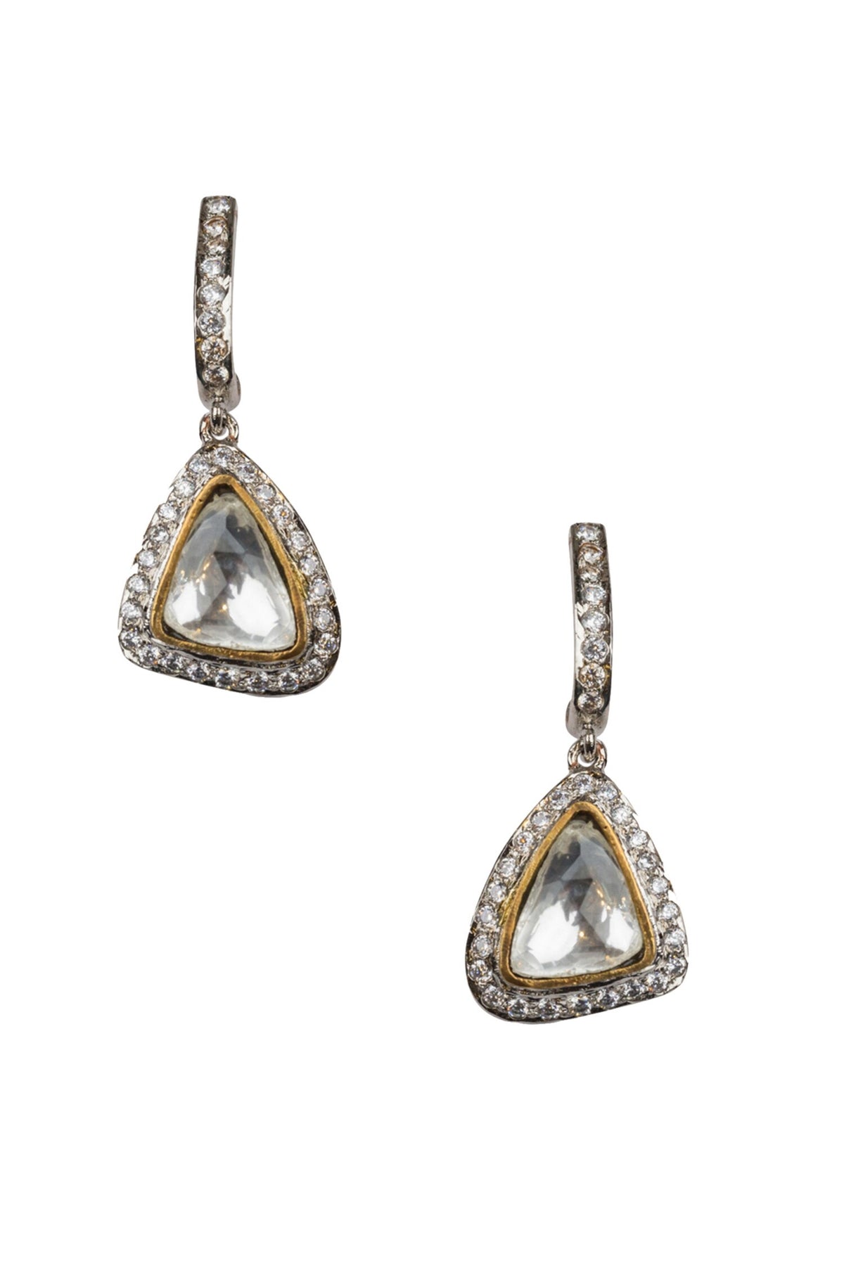 Stone Studded Dangler Earrings 