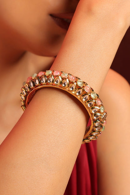 Kundan Embellished Kada 
