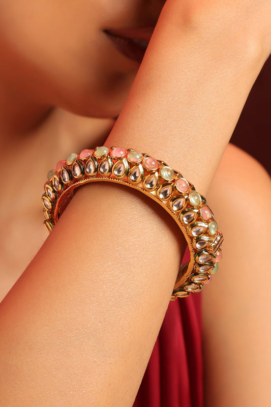 Kundan Embellished Kada 