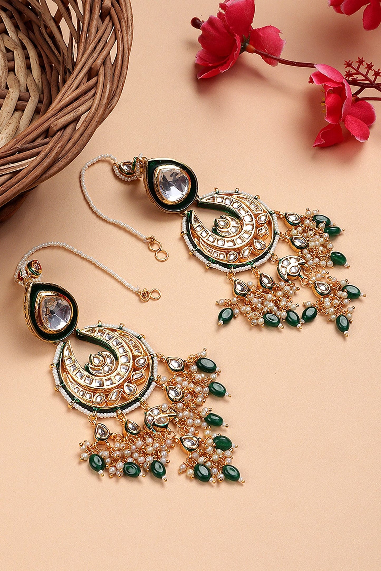 Stone Embellished Chandbalis 