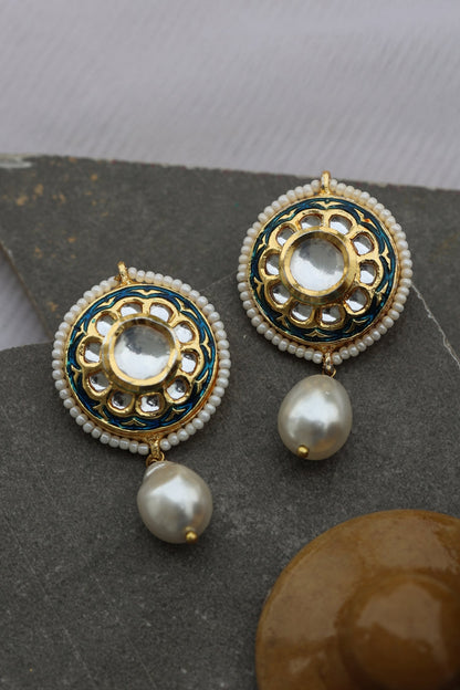 Meenakari Kundan Earrings 