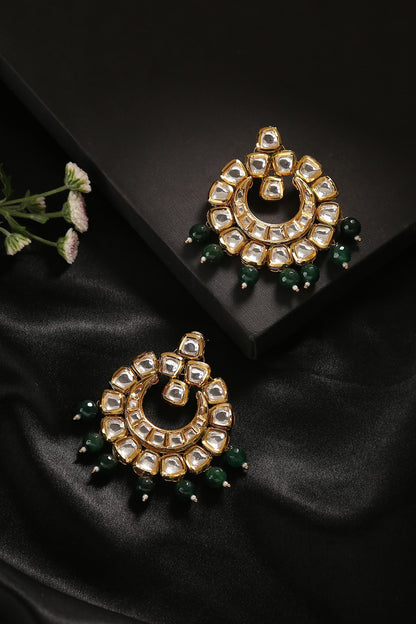 Kundan Embellished Chandbalis 