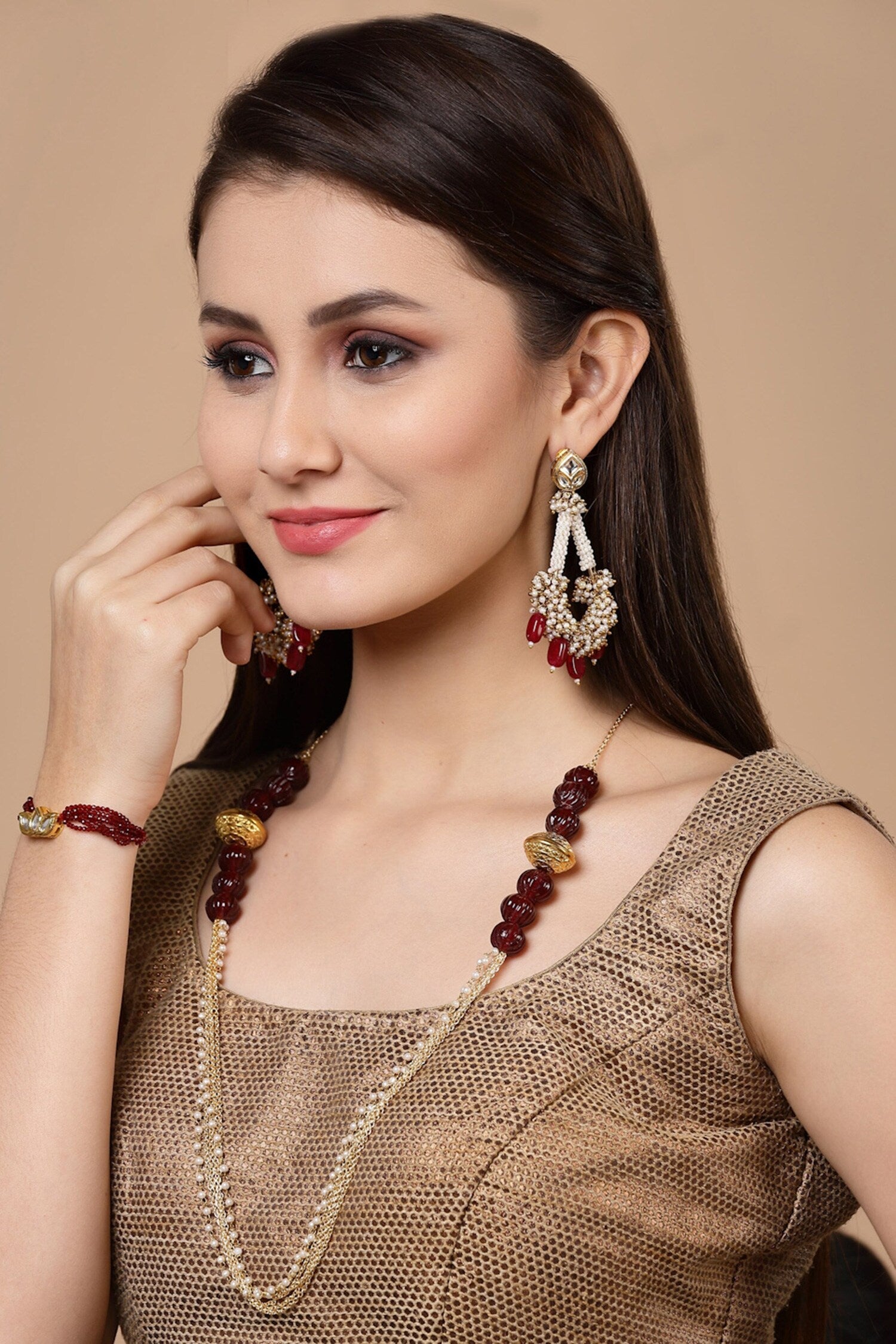 Stone Embellished Drops 