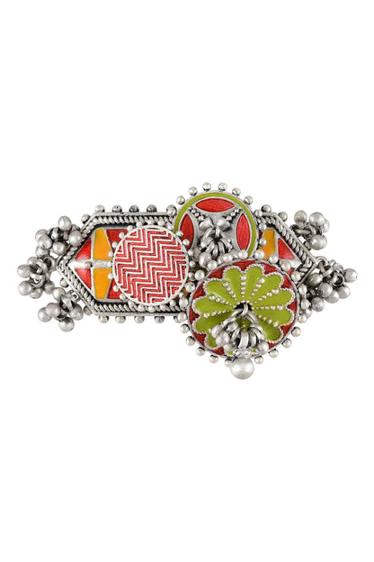 Enamel Work Ghunrgoo Brooch 