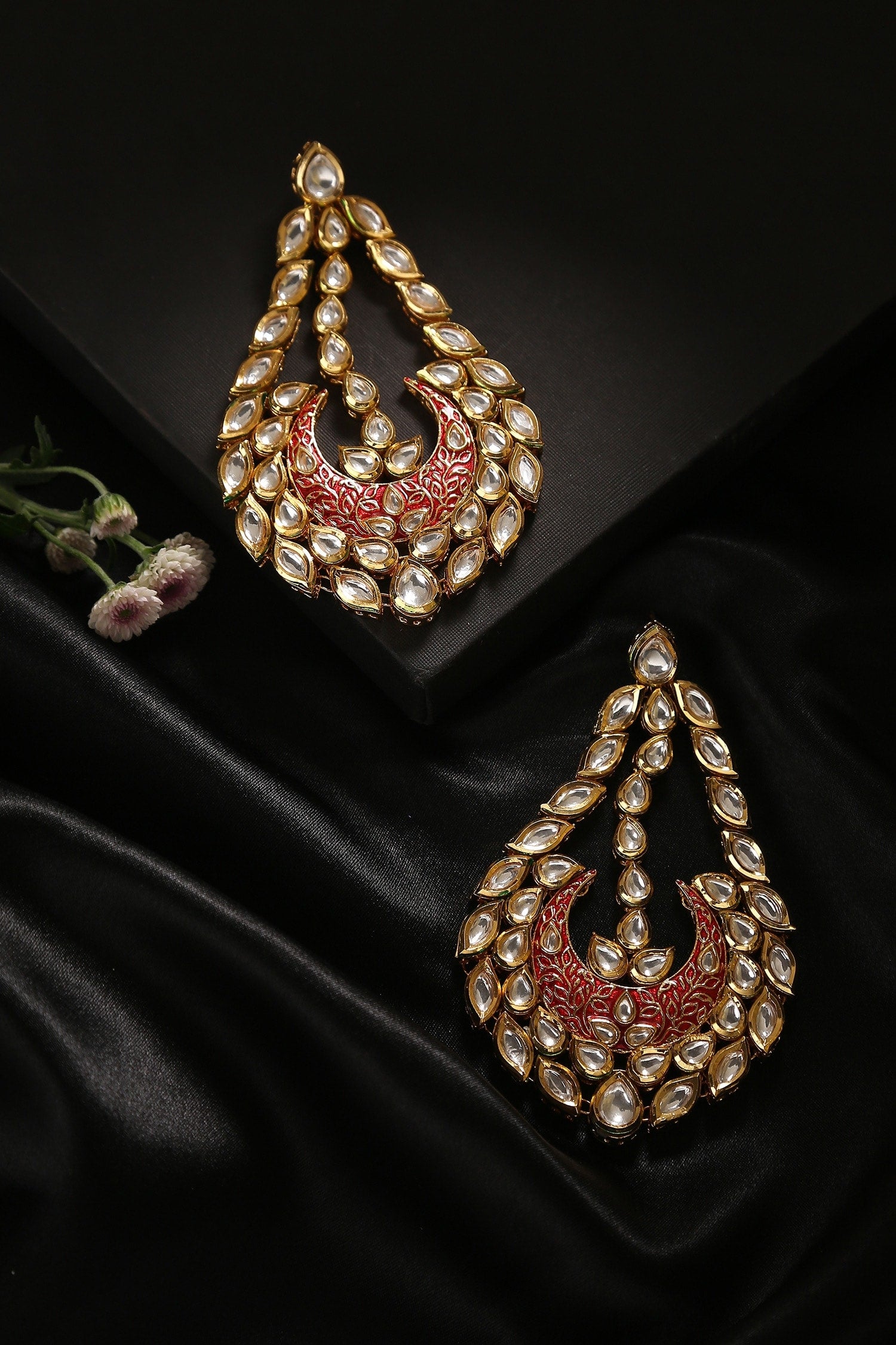 Geometric Embellished Chandbalis 
