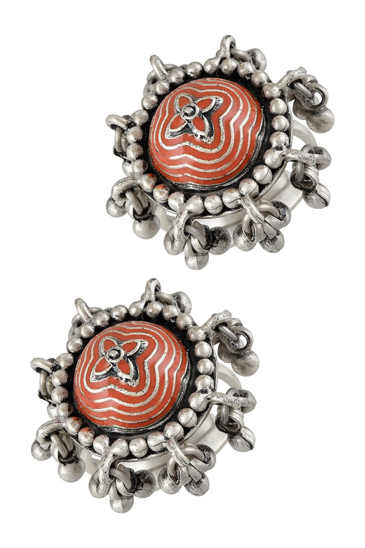 Ghungroo Drop Toe Ring - Single Pc 