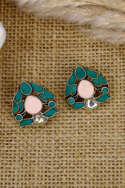 Sophia Leaf Shaped Studs 