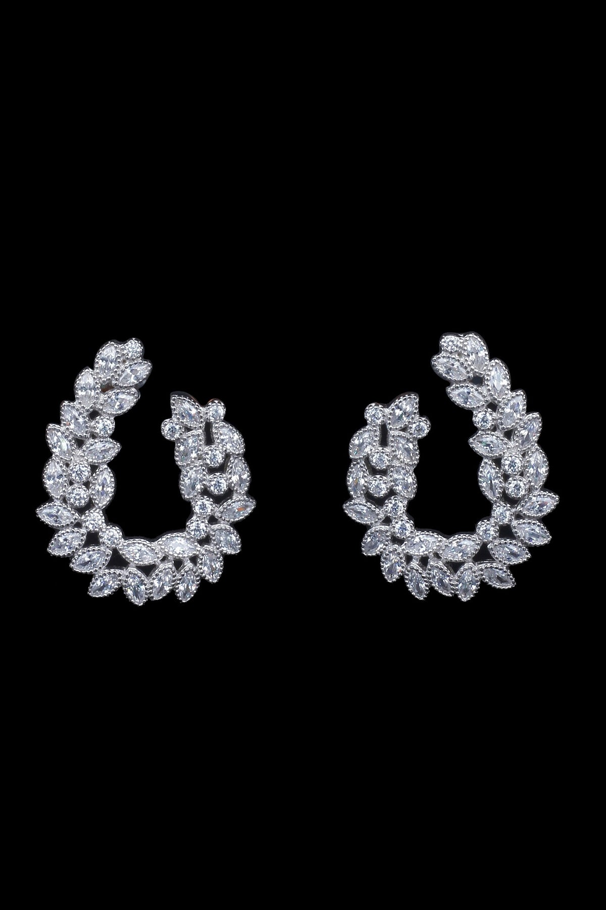 Nazia Leaf Shaped Earrings 