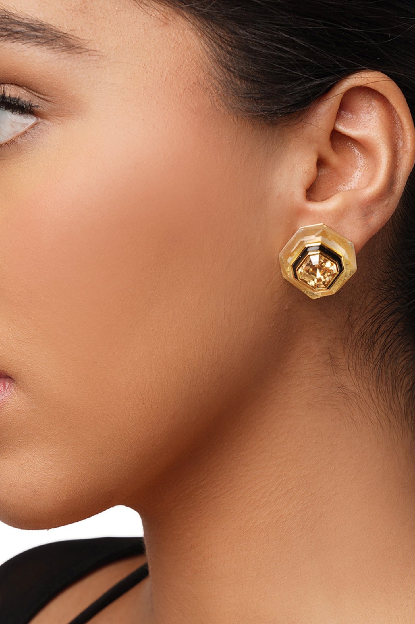 Bling Infinity Cut Crystal Studs 