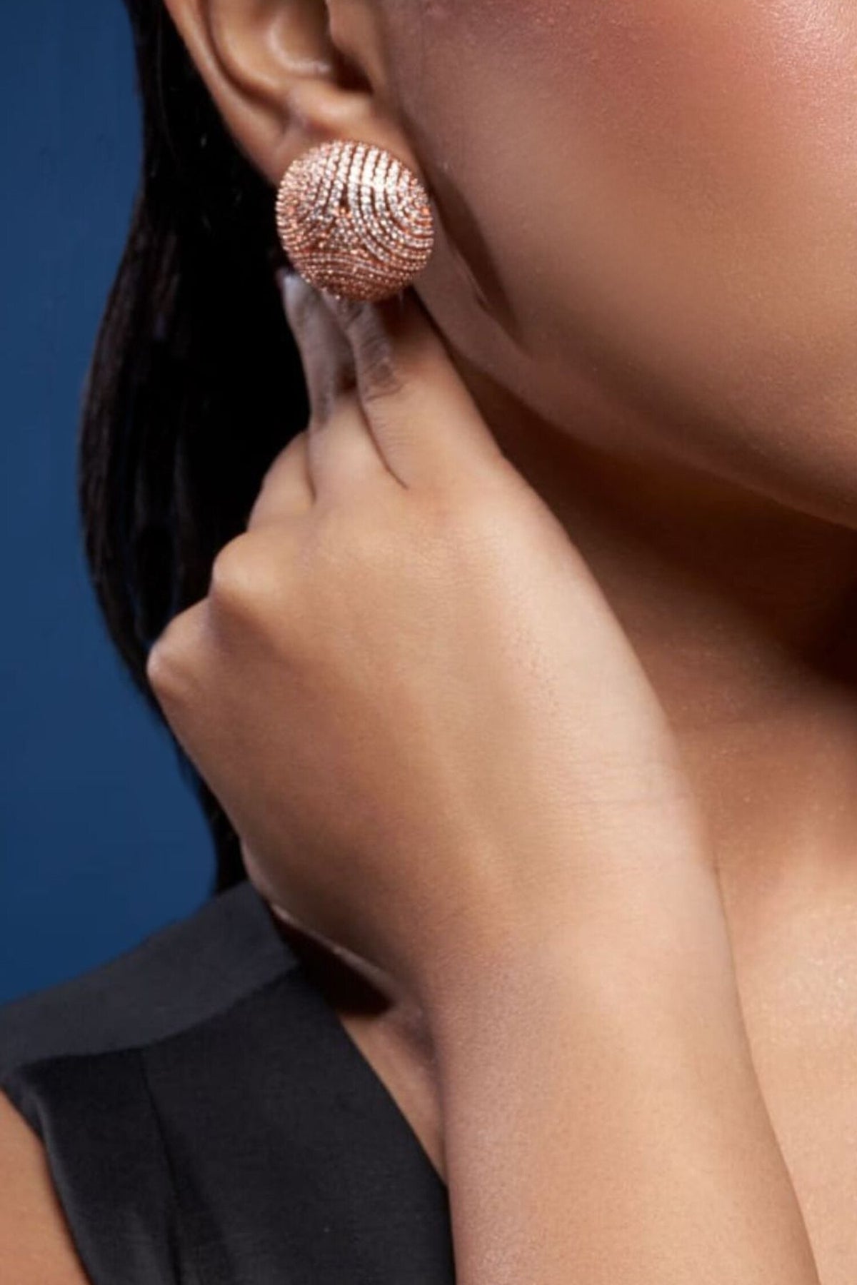 Cleopatra Handcrafted Ear Studs 