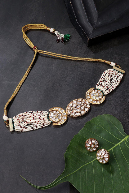 Stone Embellished Choker Set 