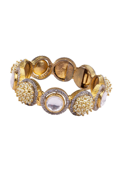 Pearl & Stone Studded Bracelet 