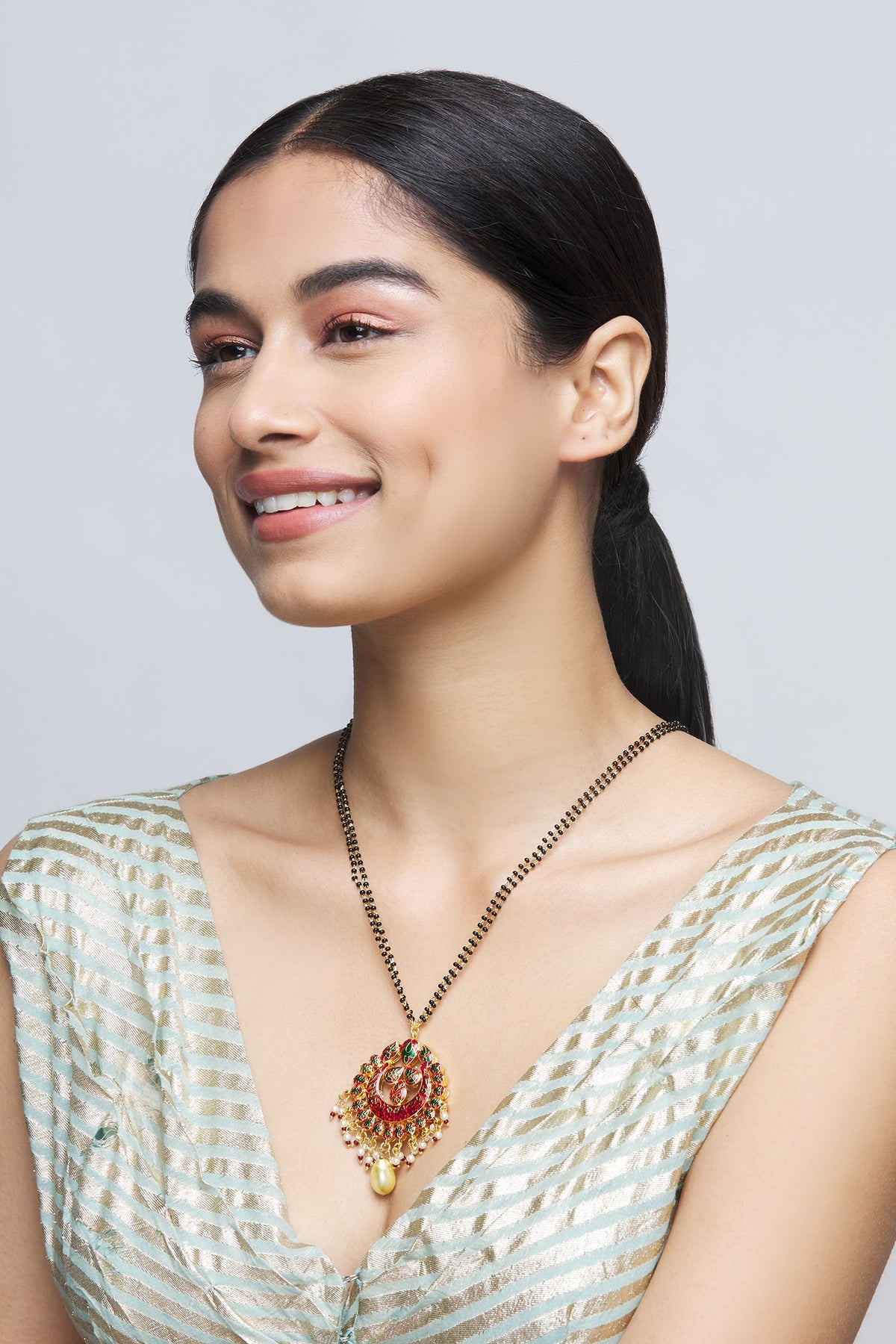 Kundan Pendant Necklace 