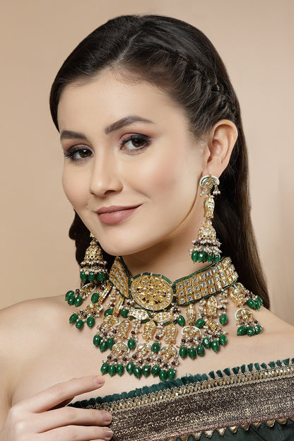 Kundan Embellished Long Jhumkis 