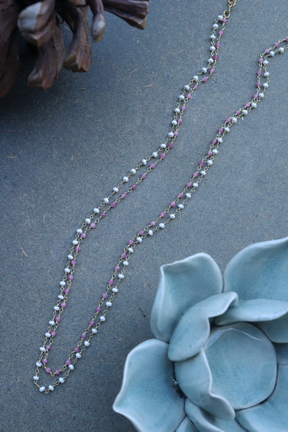 Doulbestrand String Necklace 