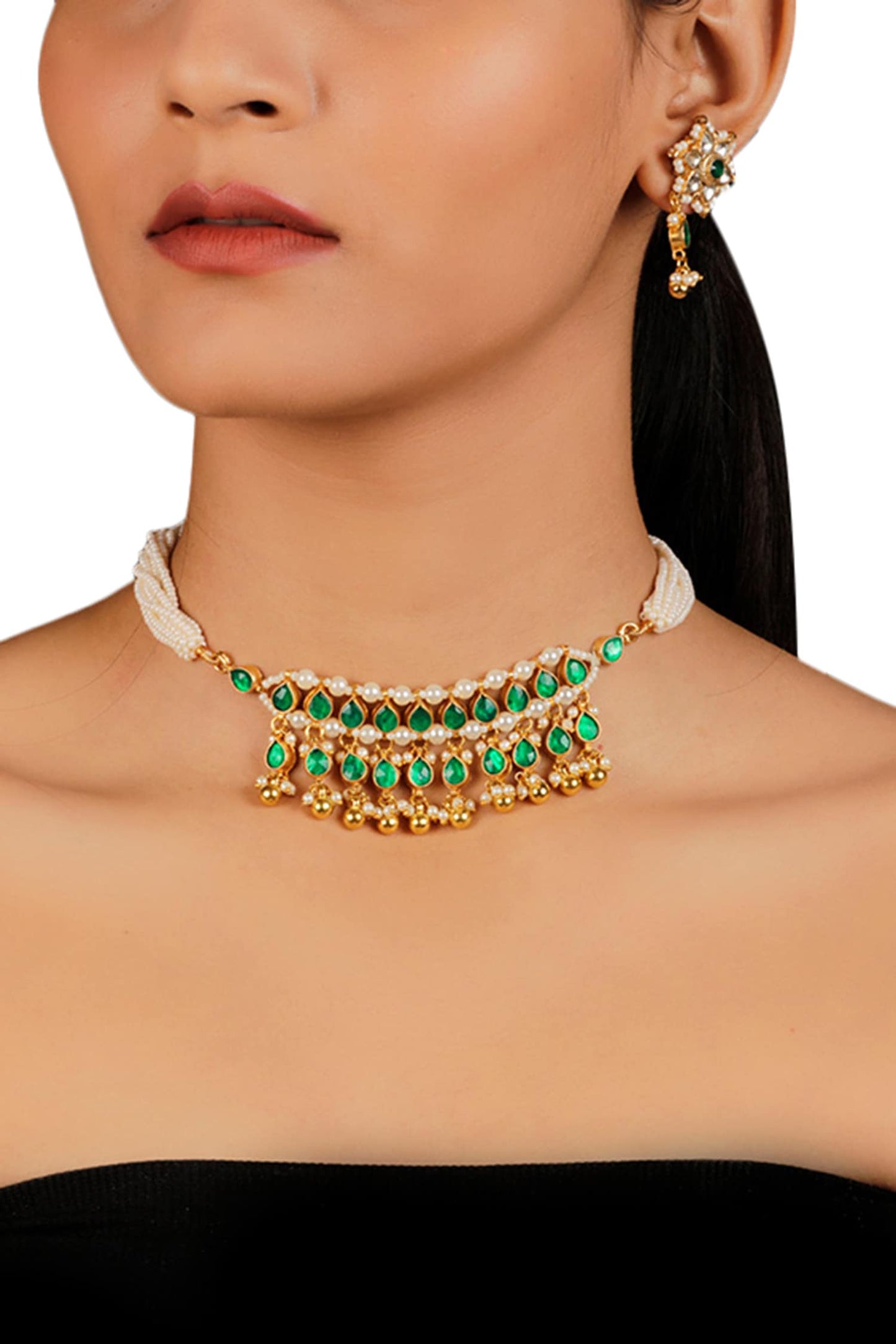 Kundan Pendant Choker Set 