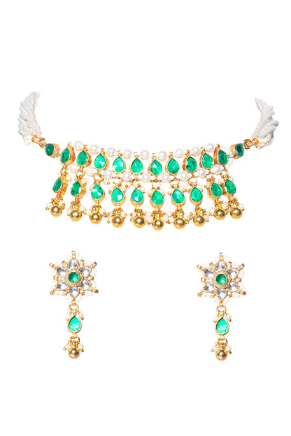 Kundan Pendant Choker Set 