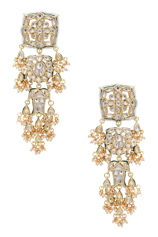 Kundan Dangler Earrings 