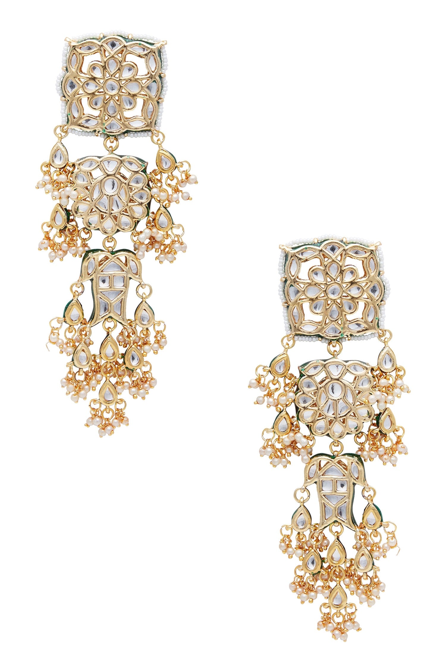 Kundan Dangler Earrings 
