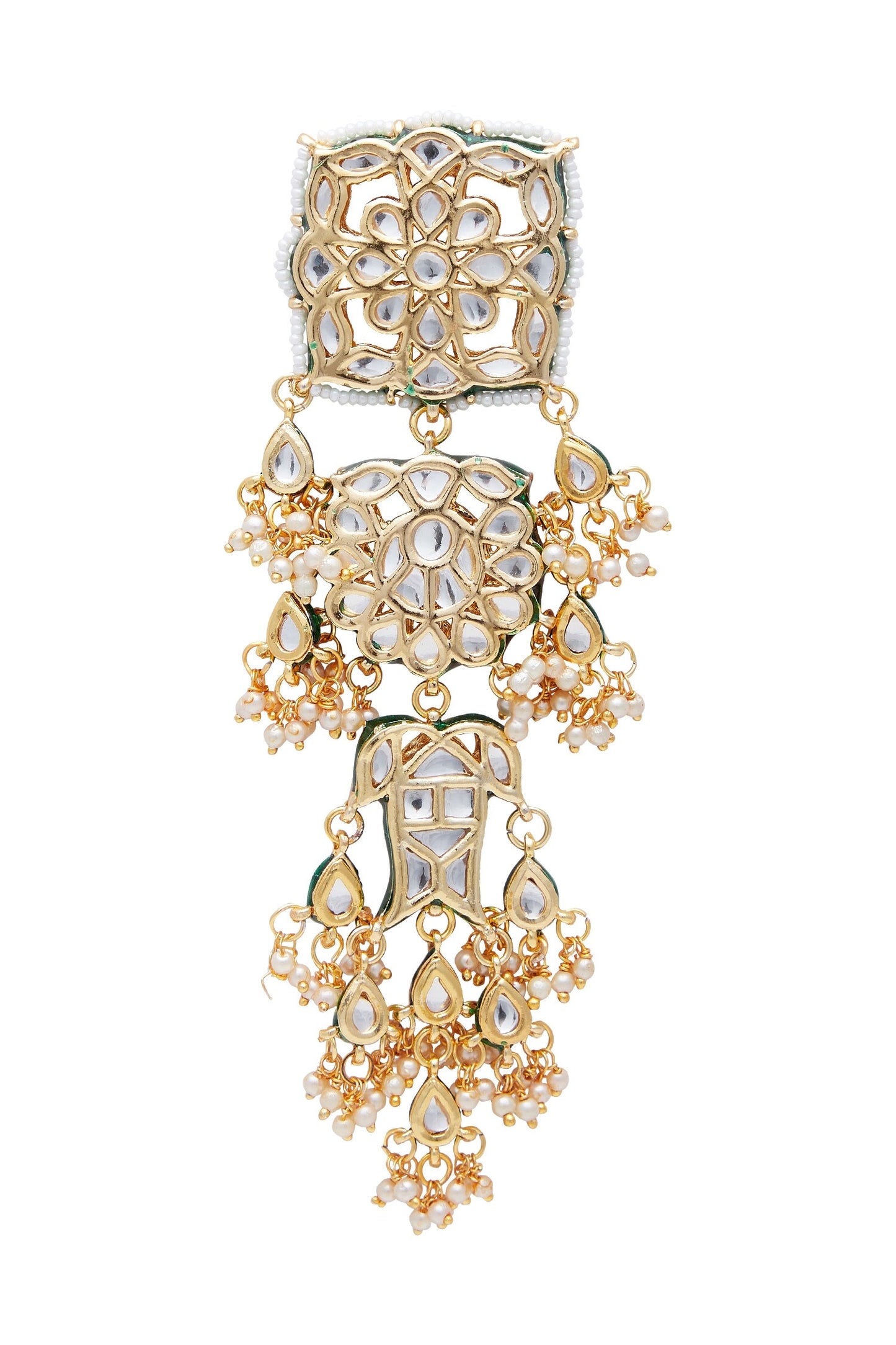 Kundan Dangler Earrings 