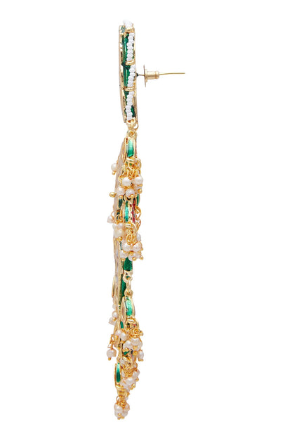 Kundan Dangler Earrings 