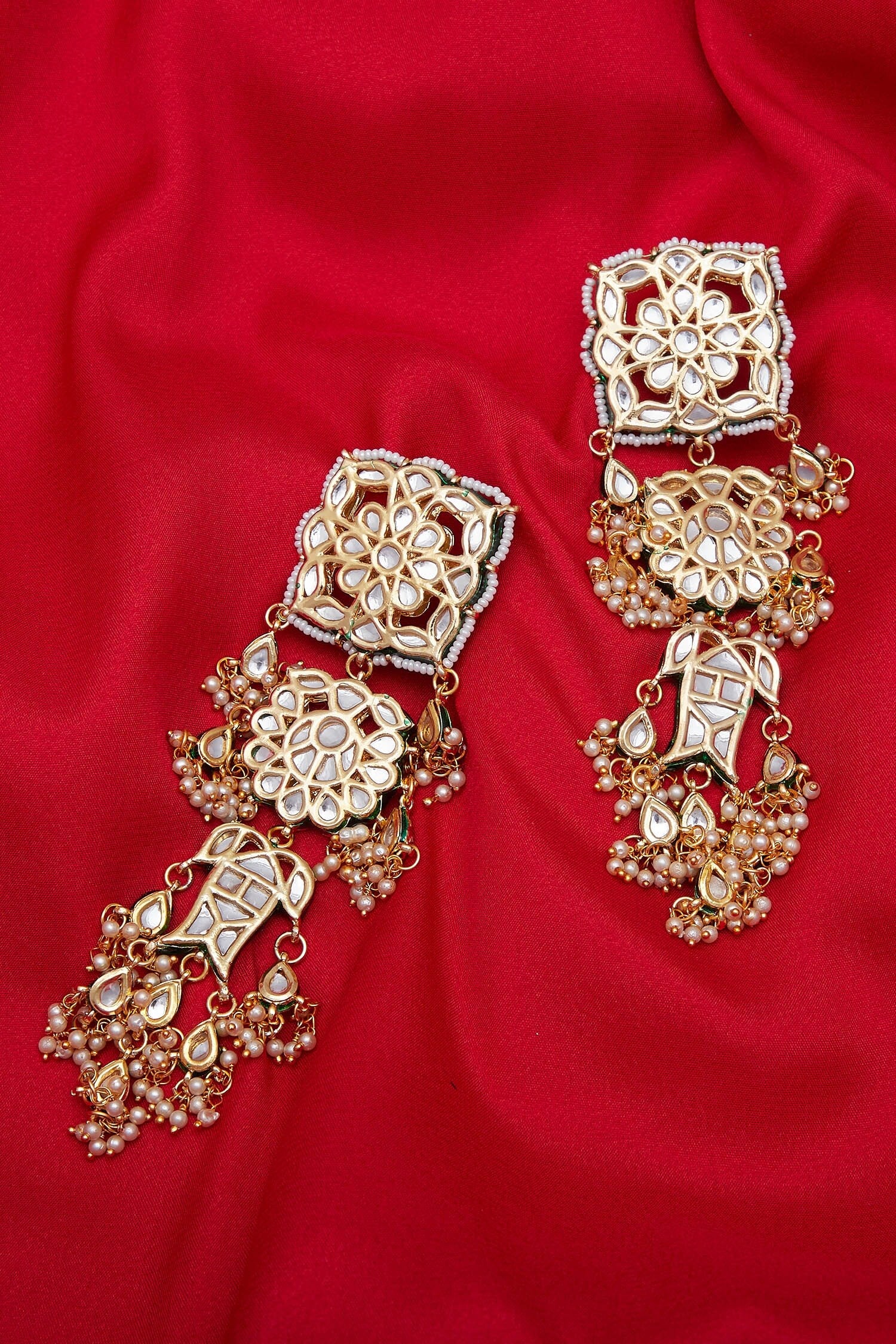 Kundan Dangler Earrings 