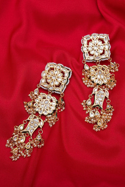 Kundan Dangler Earrings 