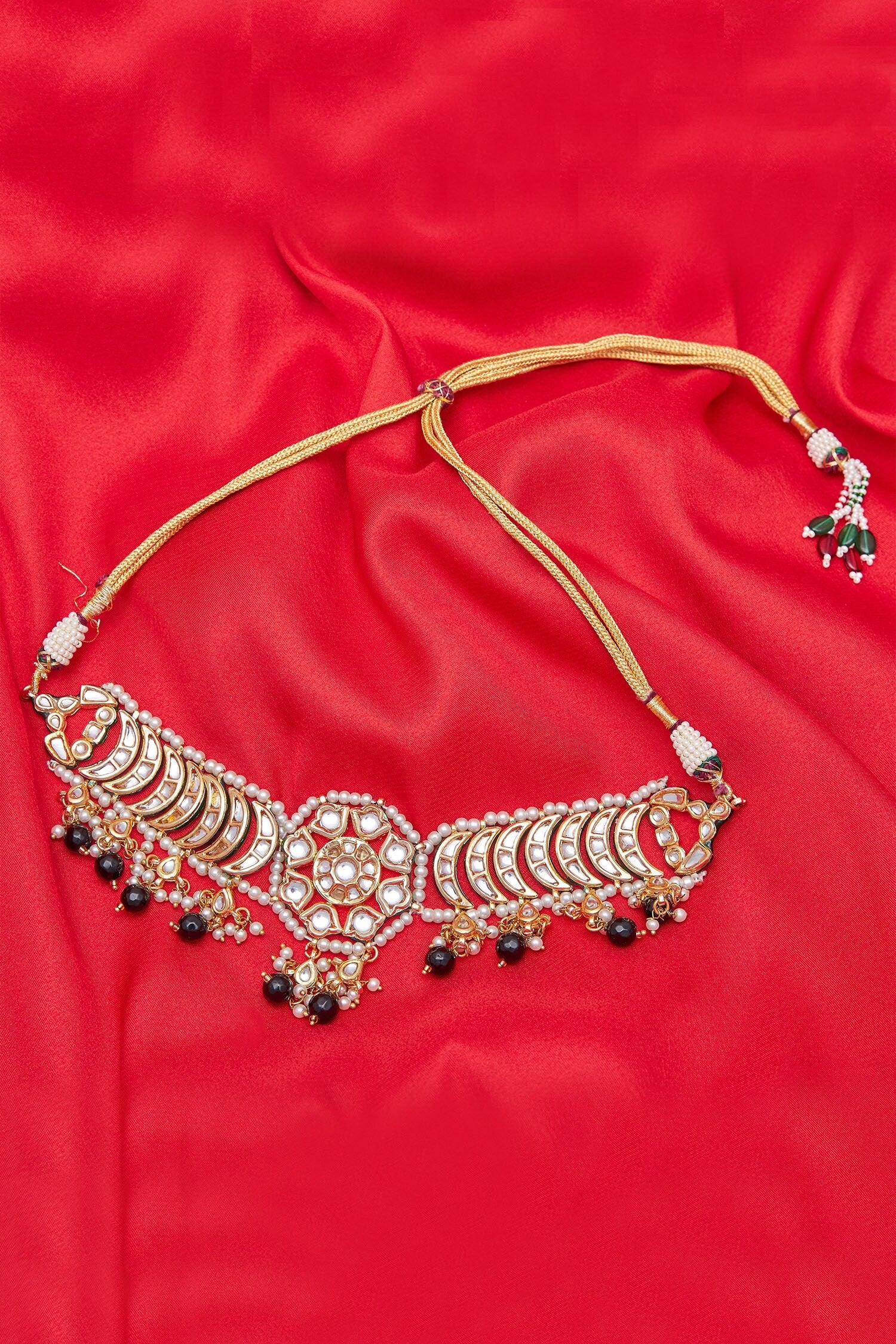 Handcrafted Pearl Choker Necklace 