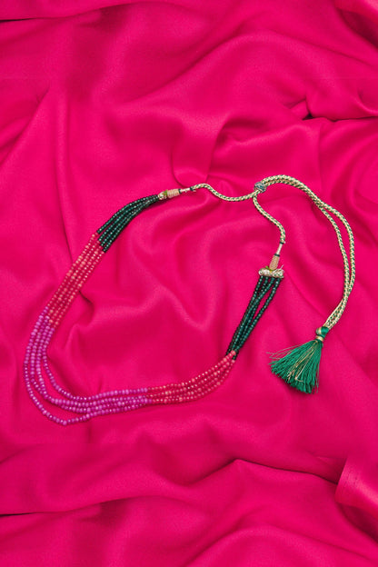 Triple Layer Bead Necklace 