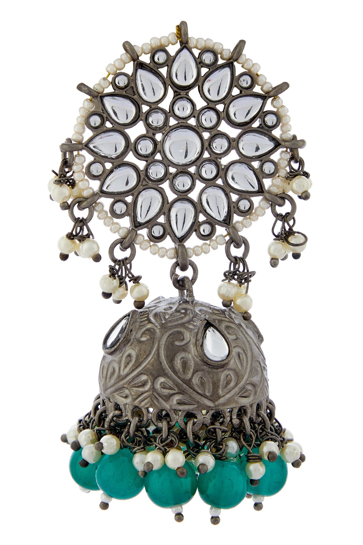 Kundan Jhumkas 