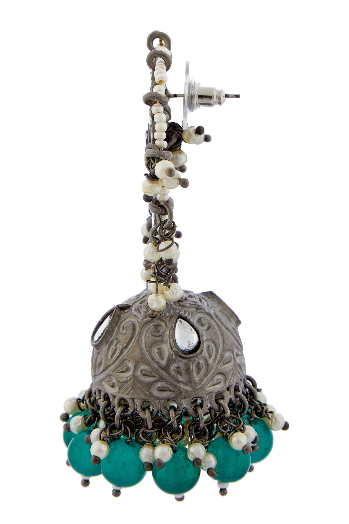 Kundan Jhumkas 
