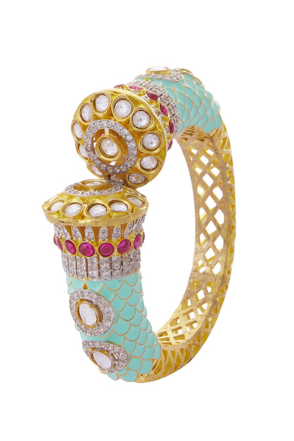 Meenakari Stone Kada 