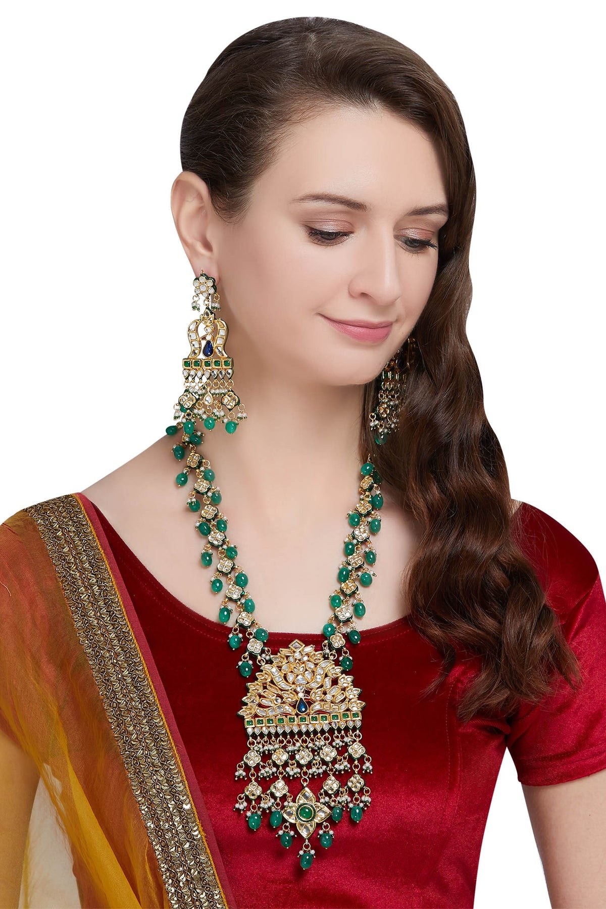 Kundan Necklace & Earring Set 