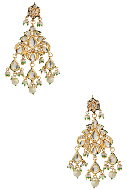 Kundan Dangler Earrings 