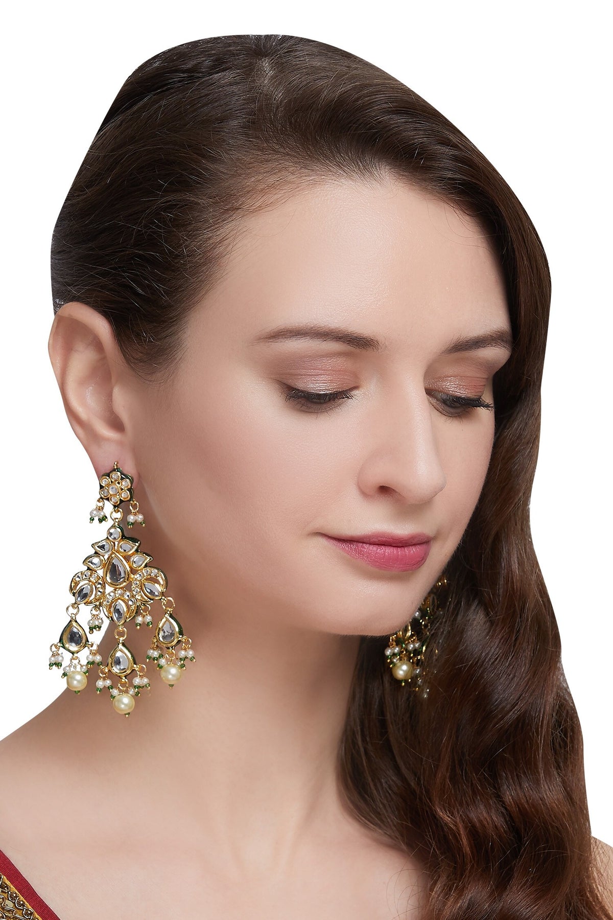 Kundan Dangler Earrings 