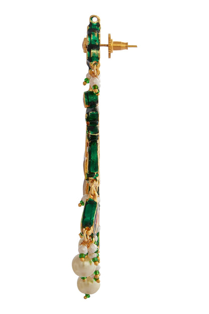Kundan Dangler Earrings 