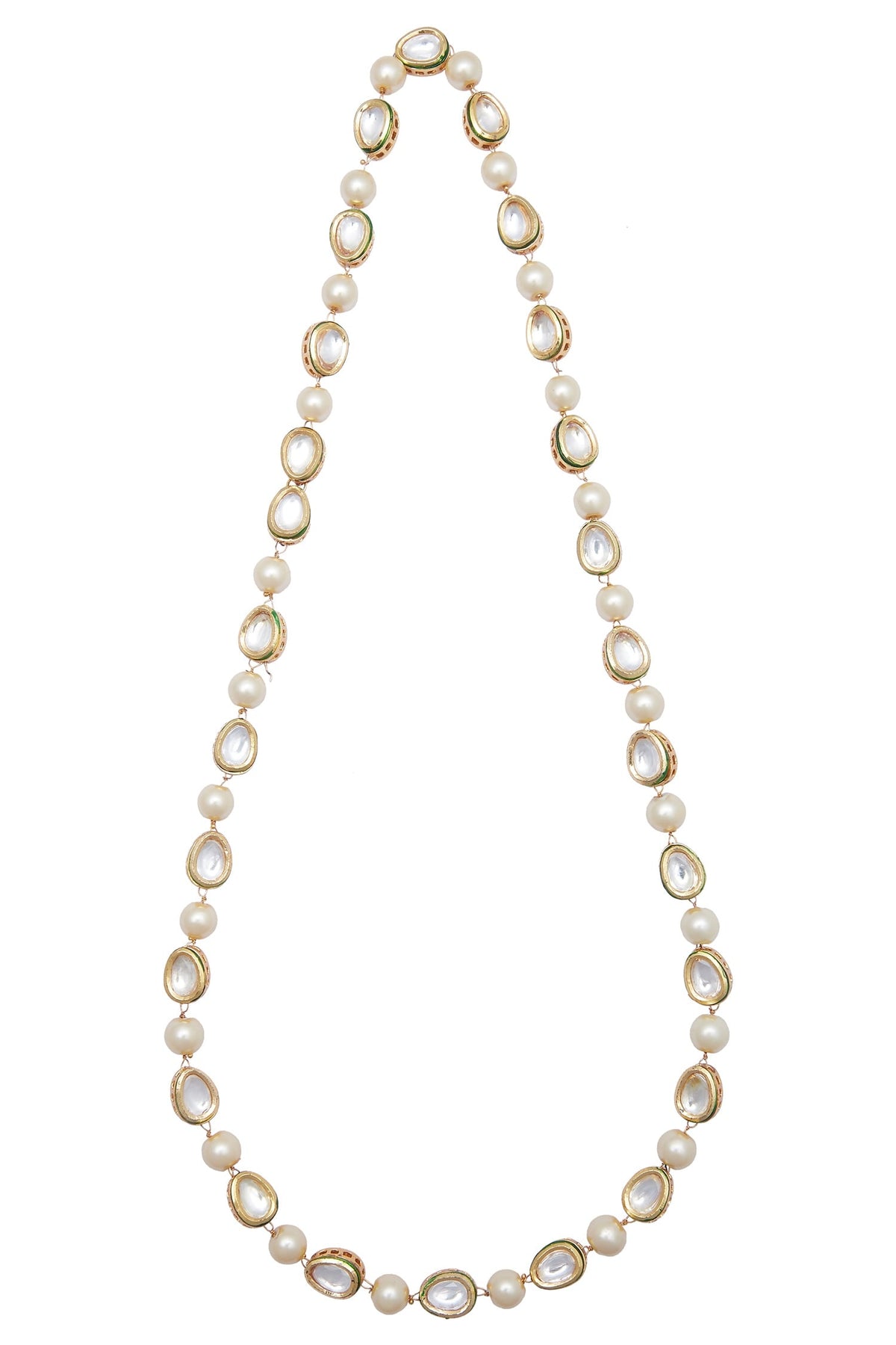 Stone long necklace 