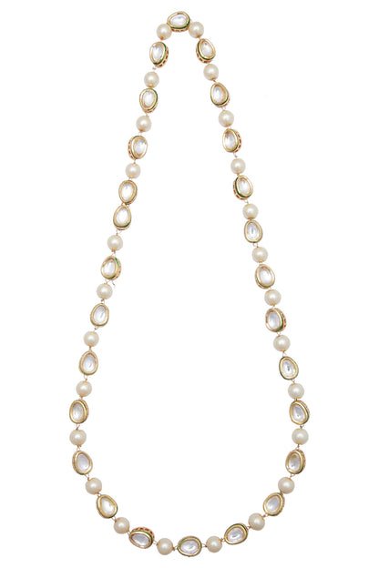 Stone long necklace 