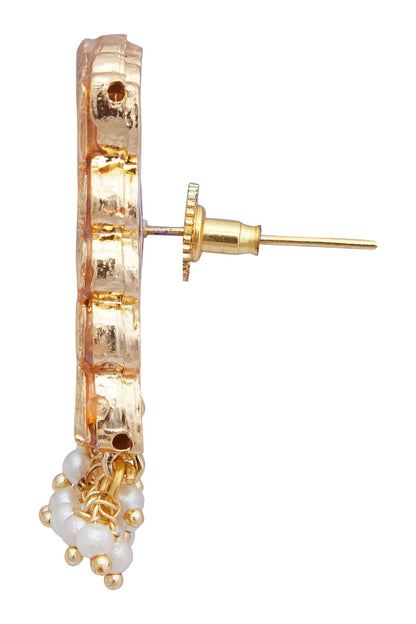 Retangular kundan studs 