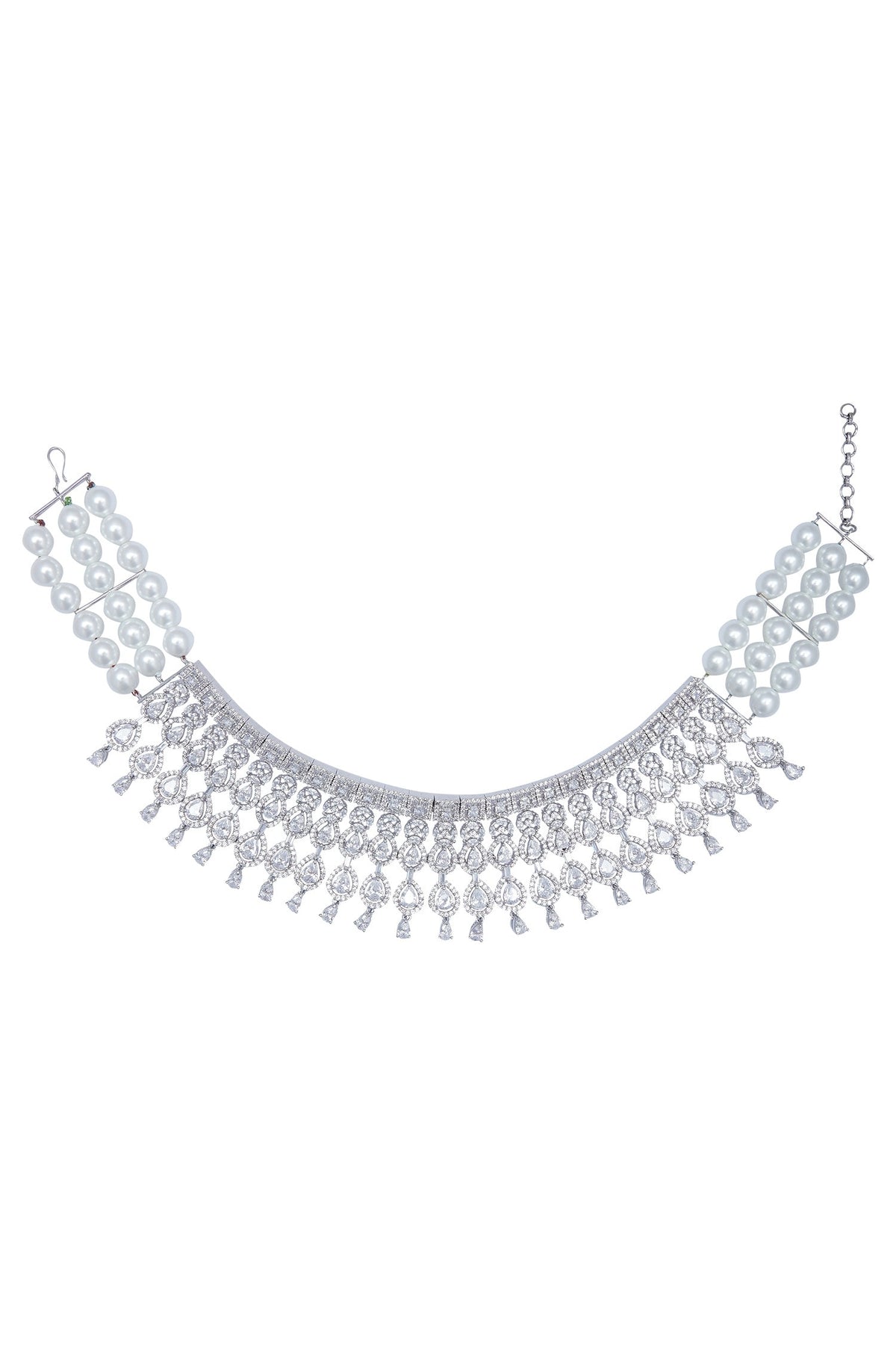 Crystal Choker & Earrings Set 