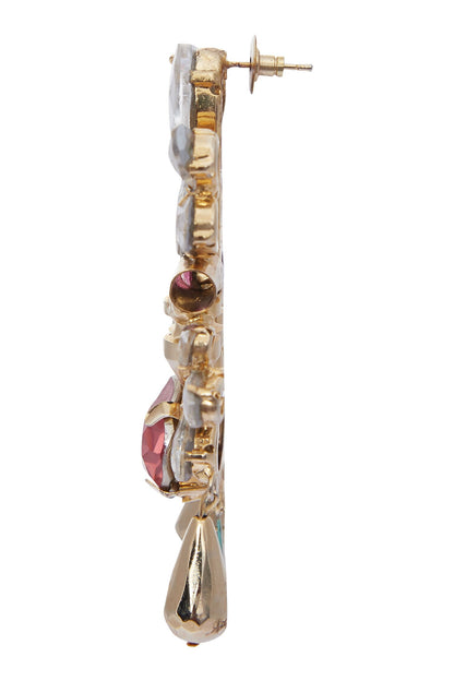 Structured stone earrings 