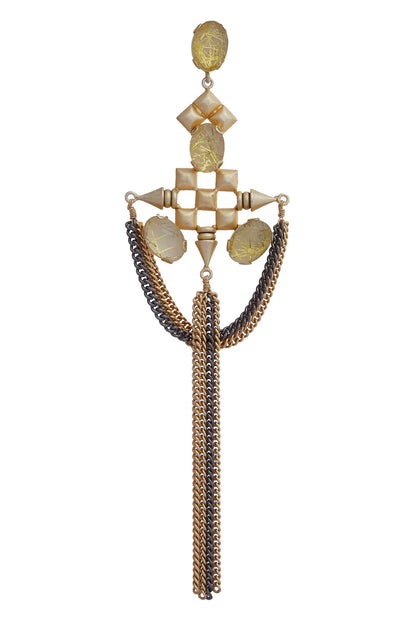 Stone earrings 